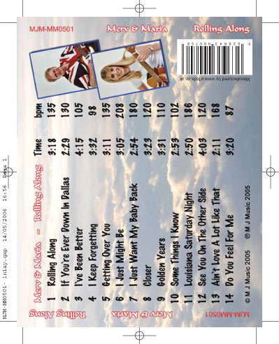 Rear Inlay showing crop & reg marks