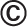 The C Copyright symbol